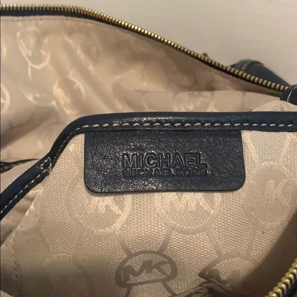 Michael Kors Navy Handbag - Picture 7 of 12